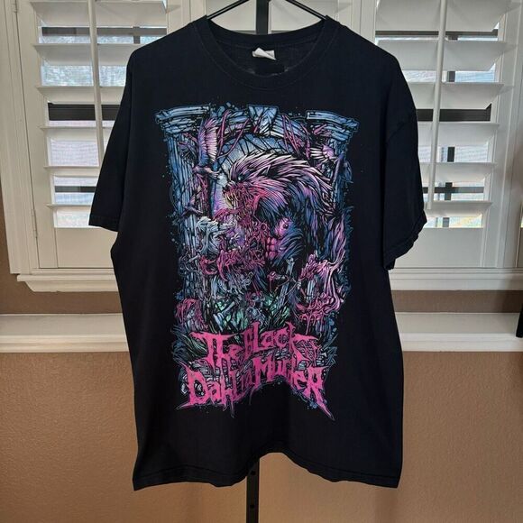 Fruit of the Loom Other - Black Dahlia Murder Size XL Wolfman Graphic Tee Shirt Black Purple Metal Band